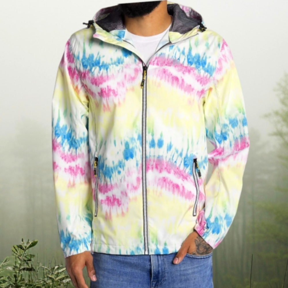 HAWKE & CO All Season Tie-dye Rain Jacket